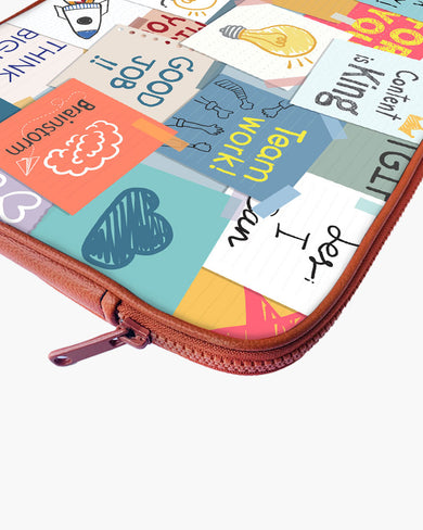 Sticky Note Motivation MacBook / Laptop-Sleeve