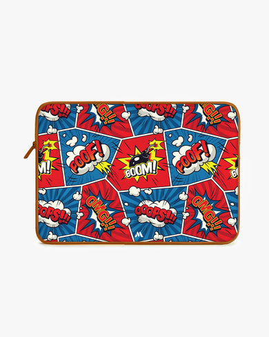 Comic Explosion MacBook / Laptop-Sleeve