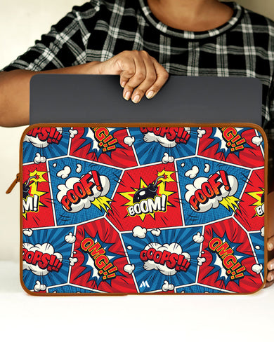 Comic Explosion MacBook / Laptop-Sleeve