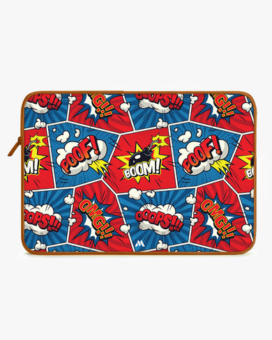 Comic Explosion MacBook / Laptop-Sleeve