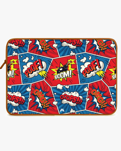 Comic Explosion MacBook / Laptop-Sleeve