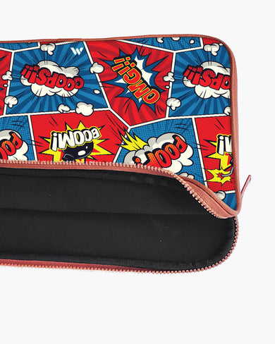 Comic Explosion MacBook / Laptop-Sleeve