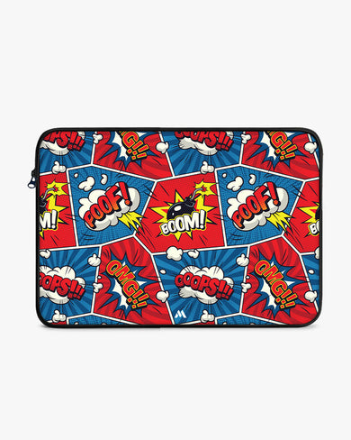 Comic Explosion MacBook / Laptop-Sleeve