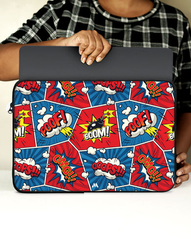 Comic Explosion MacBook / Laptop-Sleeve