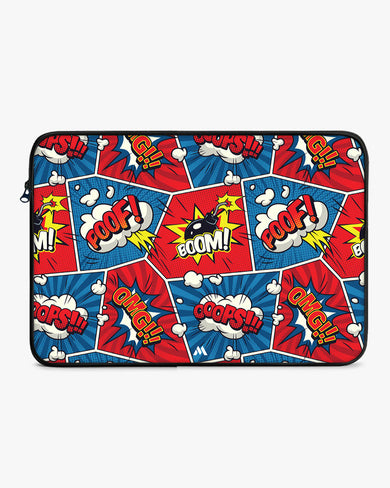 Comic Explosion MacBook / Laptop-Sleeve