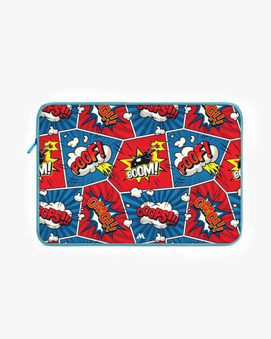 Comic Explosion MacBook / Laptop-Sleeve