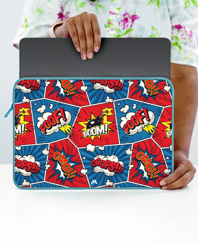 Comic Explosion MacBook / Laptop-Sleeve