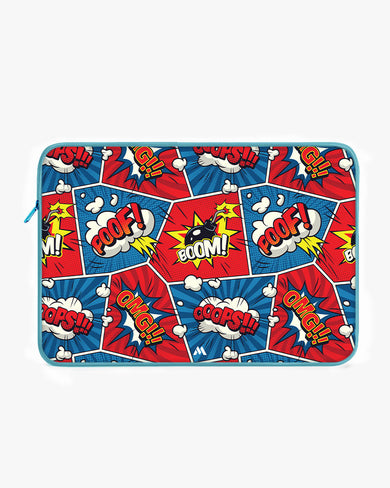 Comic Explosion MacBook / Laptop-Sleeve