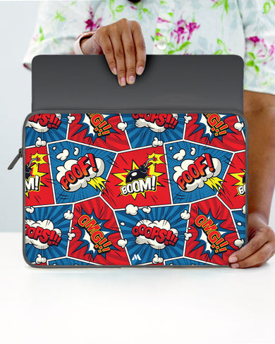 Comic Explosion MacBook / Laptop-Sleeve