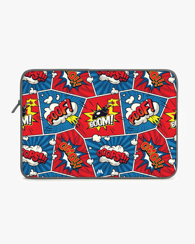 Comic Explosion MacBook / Laptop-Sleeve