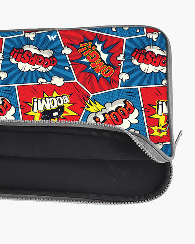 Comic Explosion MacBook / Laptop-Sleeve