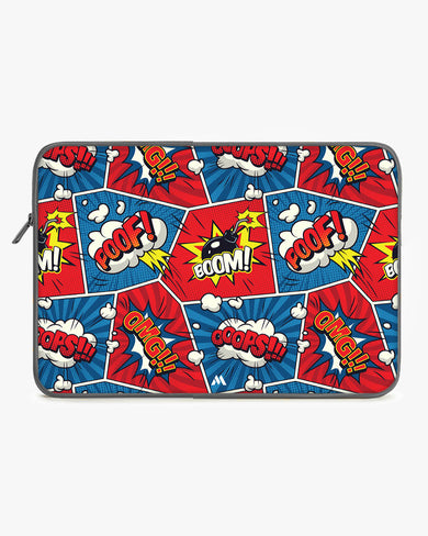 Comic Explosion MacBook / Laptop-Sleeve