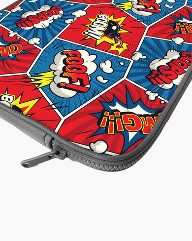 Comic Explosion MacBook / Laptop-Sleeve