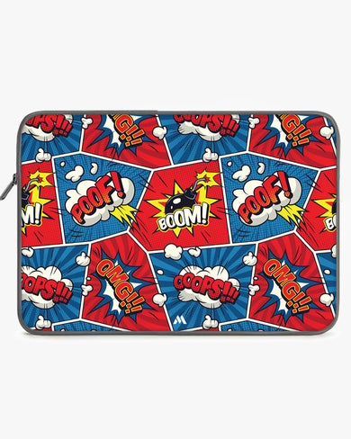 Comic Explosion MacBook / Laptop-Sleeve