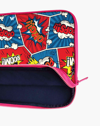 Comic Explosion MacBook / Laptop-Sleeve