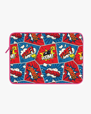 Comic Explosion MacBook / Laptop-Sleeve