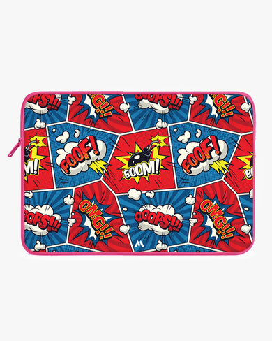 Comic Explosion MacBook / Laptop-Sleeve