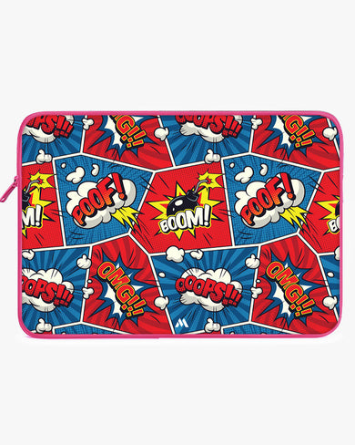 Comic Explosion MacBook / Laptop-Sleeve