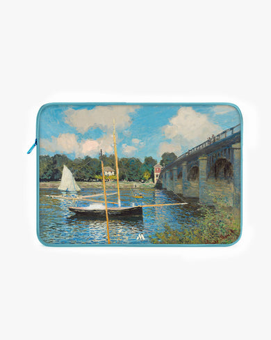 Claude Monet-Bridge at Argenteuil MacBook / Laptop Sleeve