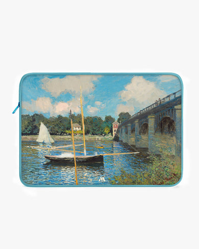 Claude Monet-Bridge at Argenteuil MacBook / Laptop Sleeve