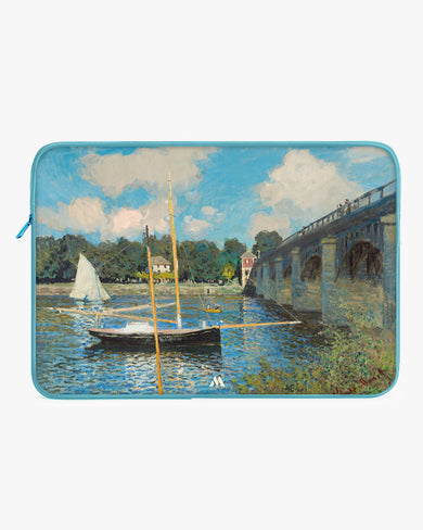 Claude Monet-Bridge at Argenteuil MacBook / Laptop Sleeve