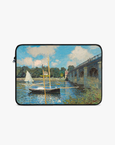 Claude Monet-Bridge at Argenteuil MacBook / Laptop Sleeve