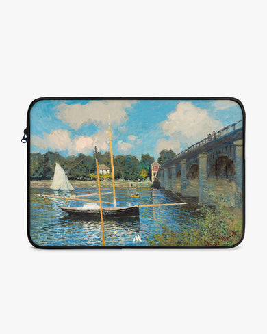 Claude Monet-Bridge at Argenteuil MacBook / Laptop Sleeve