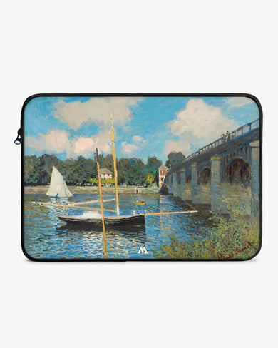 Claude Monet-Bridge at Argenteuil MacBook / Laptop Sleeve