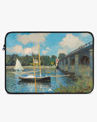 Claude Monet-Bridge at Argenteuil MacBook / Laptop Sleeve