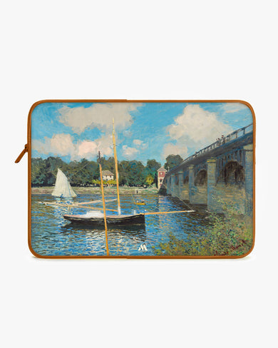 Claude Monet-Bridge at Argenteuil MacBook / Laptop Sleeve