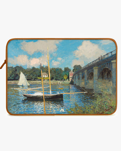 Claude Monet-Bridge at Argenteuil MacBook / Laptop Sleeve
