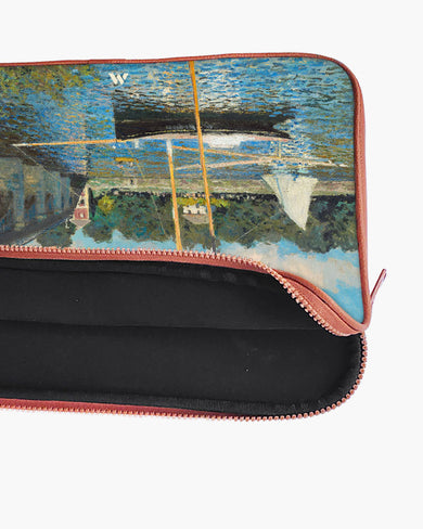 Claude Monet-Bridge at Argenteuil MacBook / Laptop Sleeve