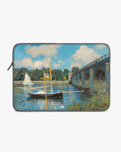 Claude Monet-Bridge at Argenteuil MacBook / Laptop Sleeve