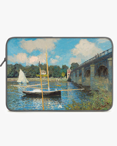 Claude Monet-Bridge at Argenteuil MacBook / Laptop Sleeve