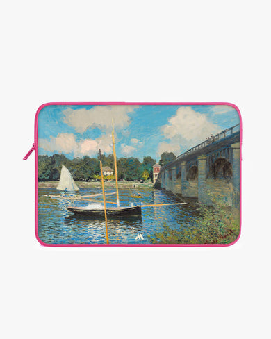 Claude Monet-Bridge at Argenteuil MacBook / Laptop Sleeve