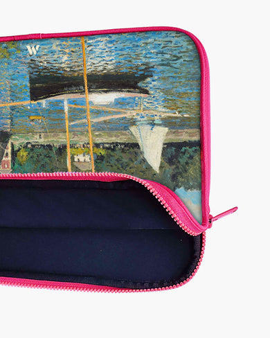 Claude Monet-Bridge at Argenteuil MacBook / Laptop Sleeve