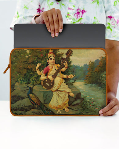 Raja Ravi Verma-Saraswati MacBook / Laptop Sleeve