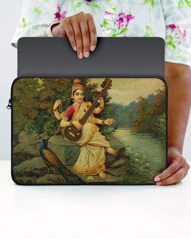 Raja Ravi Verma-Saraswati MacBook / Laptop Sleeve