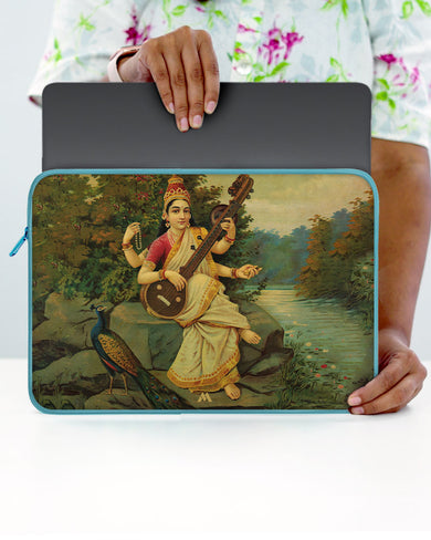 Raja Ravi Verma-Saraswati MacBook / Laptop Sleeve