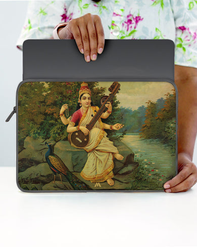 Raja Ravi Verma-Saraswati MacBook / Laptop Sleeve