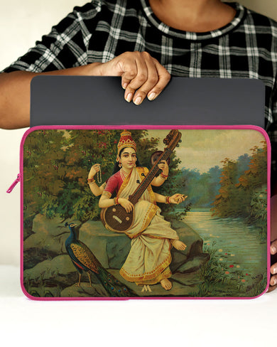 Raja Ravi Verma-Saraswati MacBook / Laptop Sleeve