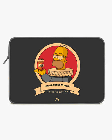 To Beer or Not to Beer MacBook / Laptop-Sleeve