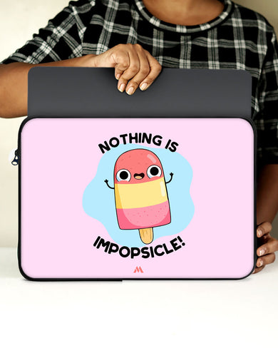 Nothing is Impopsicle MacBook / Laptop-Sleeve