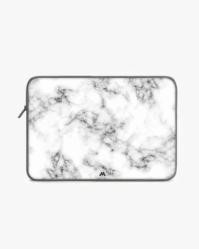 Bleached Bone Marble MacBook / Laptop Sleeve