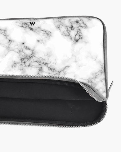 Bleached Bone Marble MacBook / Laptop Sleeve