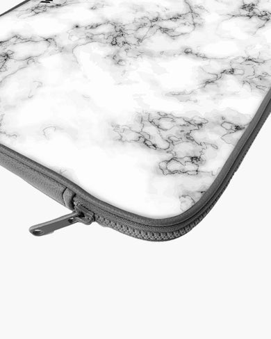 Bleached Bone Marble MacBook / Laptop Sleeve