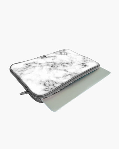 Bleached Bone Marble MacBook / Laptop Sleeve