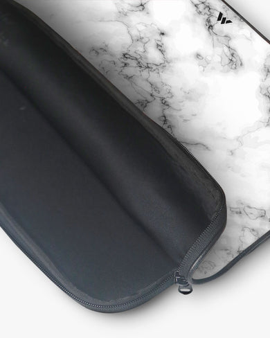 Bleached Bone Marble MacBook / Laptop Sleeve