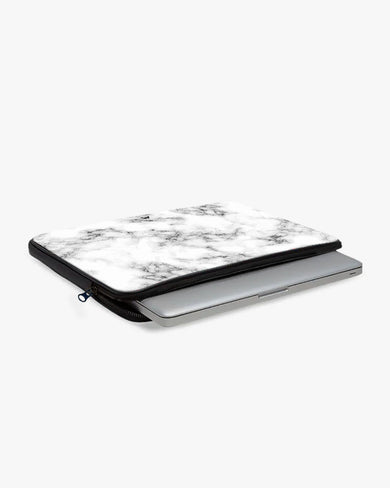 Bleached Bone Marble MacBook / Laptop Sleeve