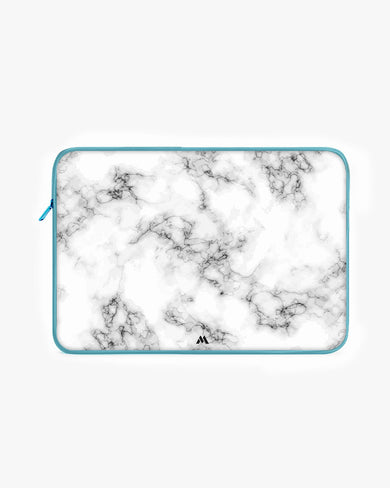 Bleached Bone Marble MacBook / Laptop Sleeve